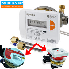 Wärmezähler Wärmemengenzähler Allmess A34 2x Ø 6,0mm QUNDIS Qheat 2026 Qp 1,5 A1