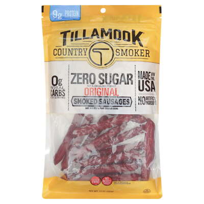 Zero Sugar Original Keto Friendly Smoked Sausages, 10 oz Bag