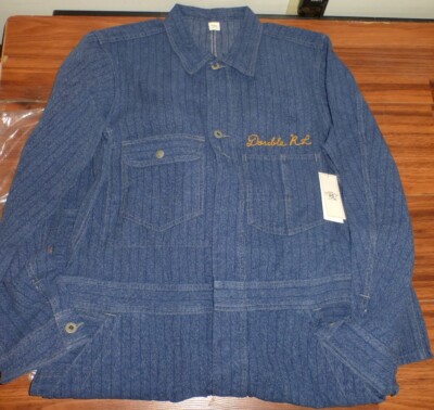 NWT RRL DOUBLE RL RALPH LAUREN EMBROIDERED JASPE TWILL NWT RRL DOUBLE RL RALPH LAUREN EMBROIDERED JASPE TWILL