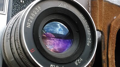 FED-2. Industar 26M lens.USSR vintage camera (1956).Rare.Leica