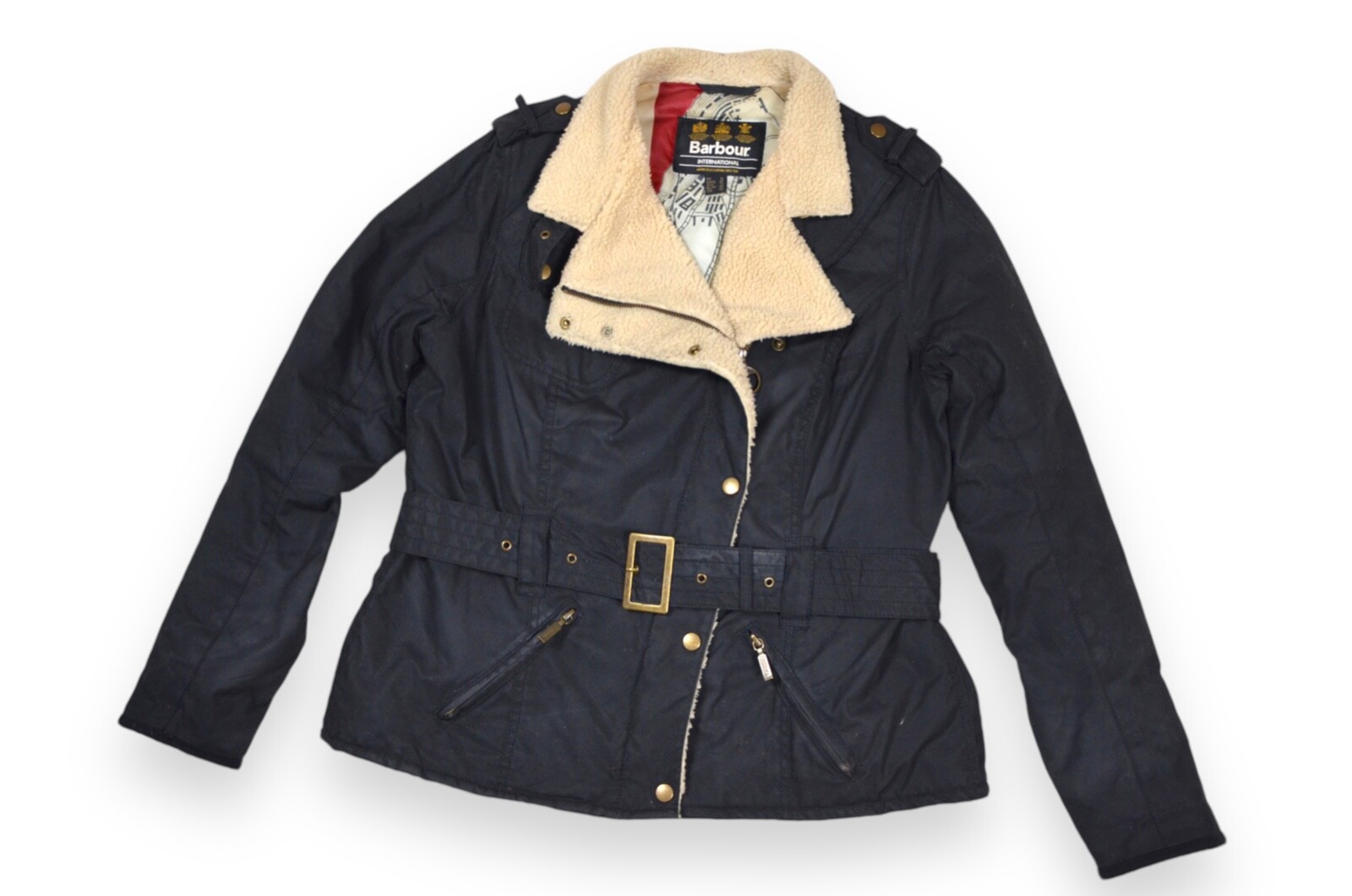 Women's Barbour Matlock Jacket International Wax England Size 16