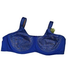 New amoena Annette blue lace Unlined bra 34B