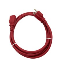 Red 6 FEET COLOR CODE AC REPLACEMENT POWER CABLE CORD FOR SAMSUNG LG LCD TV HDTV