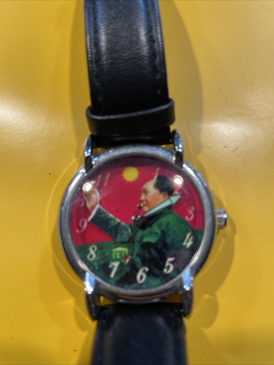 Chairman Mao Zedong Chinese Leader Watch Hand Winding Moving Waving Hand  READ