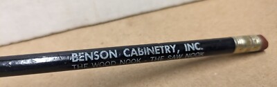 Vintage Benson Cabinetry The Wood Nook Saw Nook Fort Worth Texas TX Pencil