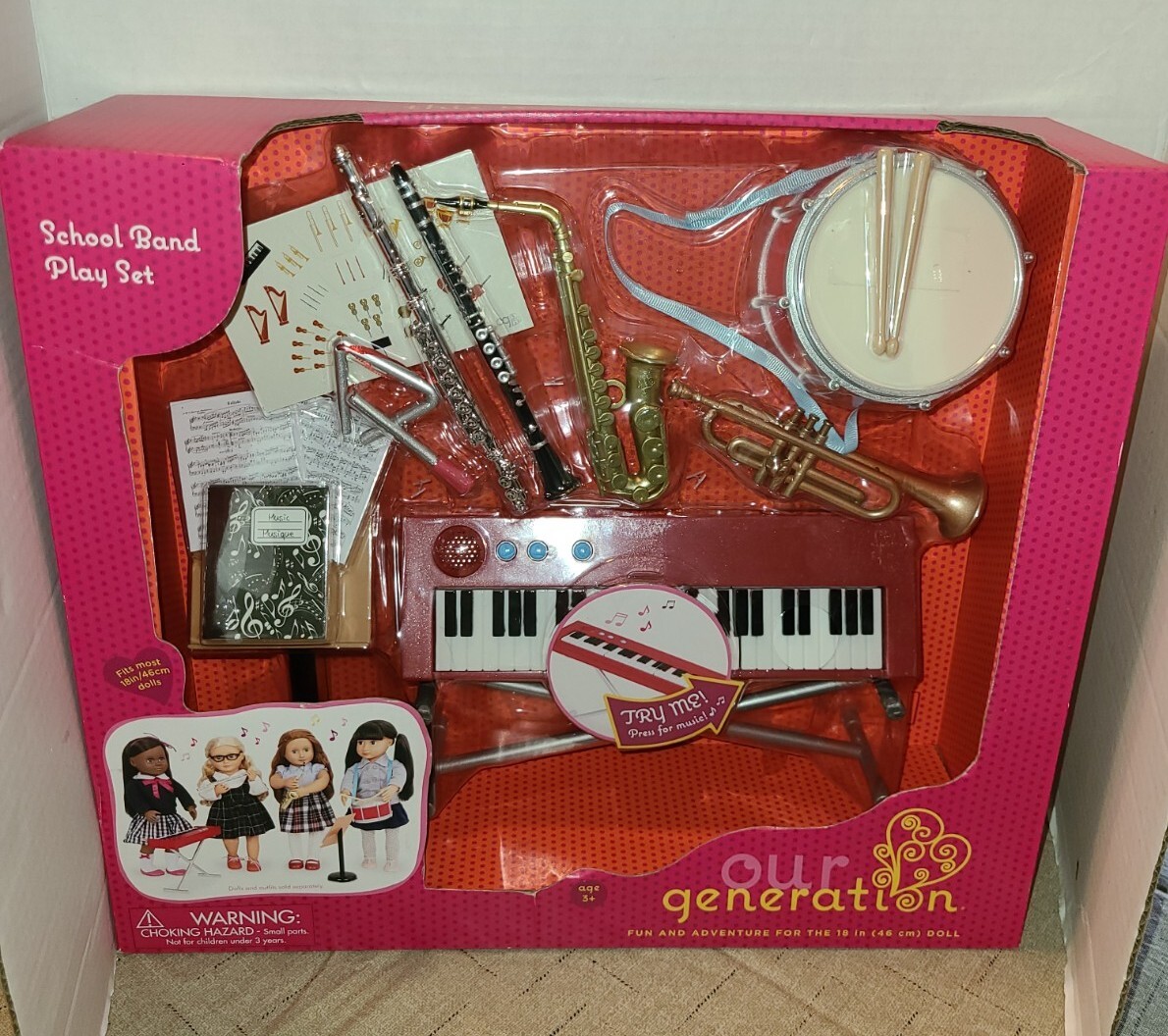 New Sealed! Our Generation School Band Play Set 2017 eBay