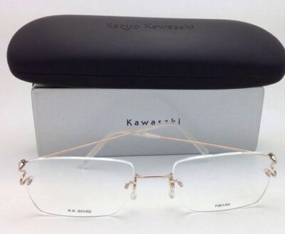 New KAZUO KAWASAKI Eyeglasses MP 631 02 F001/54 Rimless Titanium