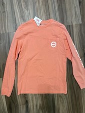VINEYARD VINES Boys L - 16 Whale Shirt Logo Tee Coral T-Shirt NWT