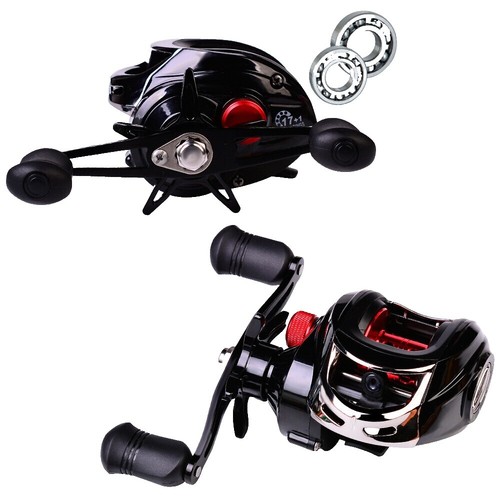 baitcaster reel cheap MAGIC polished titanium brake pads Color:Green Tiger Abu Garcia closed face Default Category/Spinning Combo/Abu Garcia