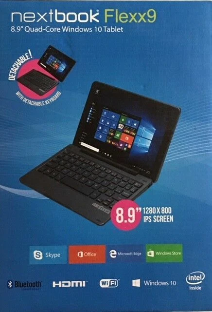 Nextbook Flexx 9 8.9-Inch 32 GB Intel Quad Core 2-in-1 Tablet With Detachable = - Image 4 of 4