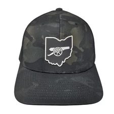 Cannon Snapback Mesh Back Trucker Hat Camo One Size Branded Bills