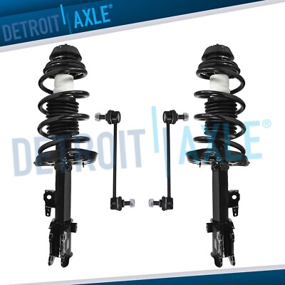 Front Struts with Coil Springs Sway Bar Links for 2010 2011 2012 2013 Kia Soul
