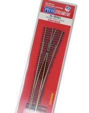 New Peco SL-U8361 HO Code 83 6 RH Unifrog Turnout  Right hand