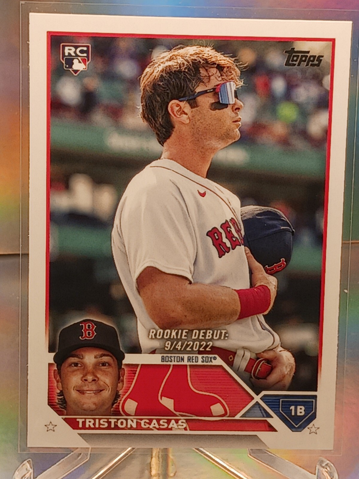 Triston Casas MLB Debut Rookie RC 2023 Topps Update Card #US221 Boston Red Sox