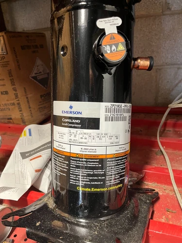 Emerson ZP21KE-PFV-7M2 Scroll Compressor 208-230v 1ph 60hz