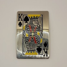 King of Spades Belt buckle Playing cards Casino Las Vegas Gambling New