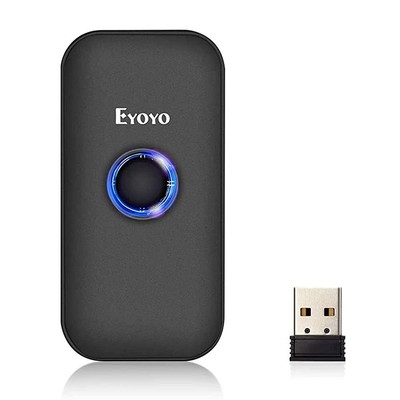 Eyoyo Mini 1D Bluetooth Barcode Scanner Wireless QR 2D Reader for iOS Android