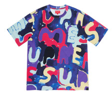 Supreme Painted Logo Royal S/S Top Large Mens Shirt t shirt top 2020