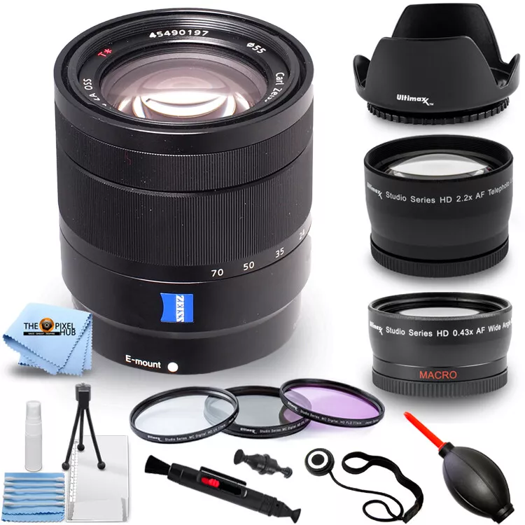 Sony Vario Tessar T* E mm f ZA OSS Lens + Telephoto and