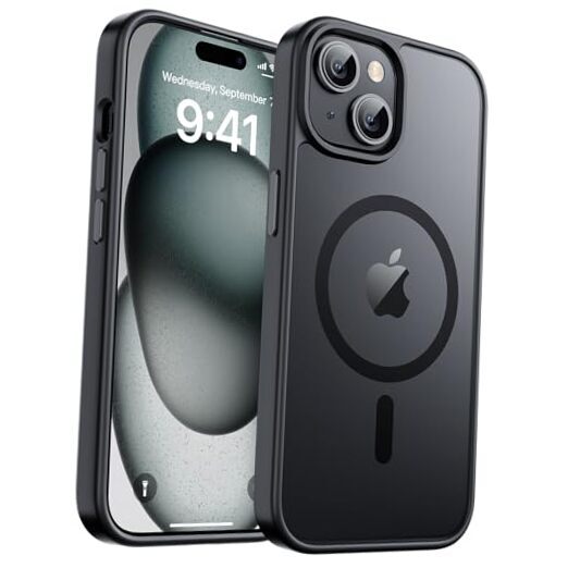 Magnetic for Case, [Compatible with MagSafe] [10 FT iPhone 15 Plus Black
