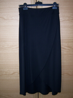 Athleta Mädchen Rock Gr. XS Bundweite 34 cm Länge 80 cm Rayon schwarz