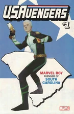 US Avengers #1 South Carolina SC Variant Marvel Boy Rod Reis Marvel 2016