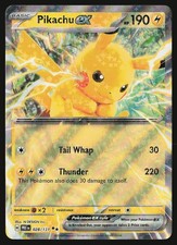 SV: Evoluzioni Prismatiche Pikachu ex #028/131 Carta Pokemon