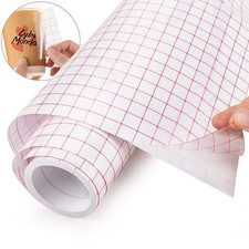 Transfer Tape for Vinyl - 12 in X 16.4 FT Premium Vinyl Transfer Paper with Red