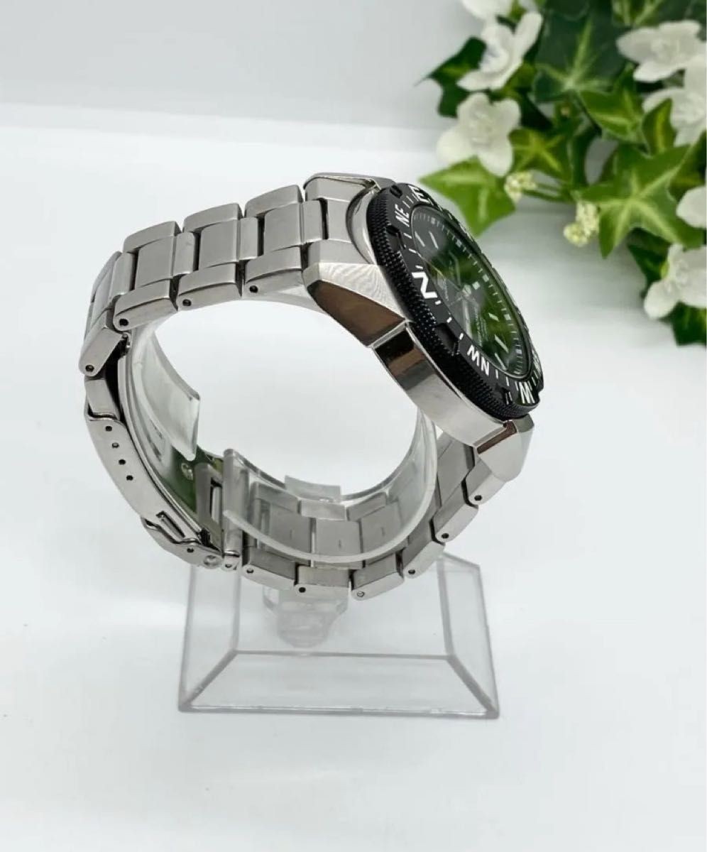 Seiko 5 Sports 7S36-02P0 Automatic Japan | Compass Bezel | Black