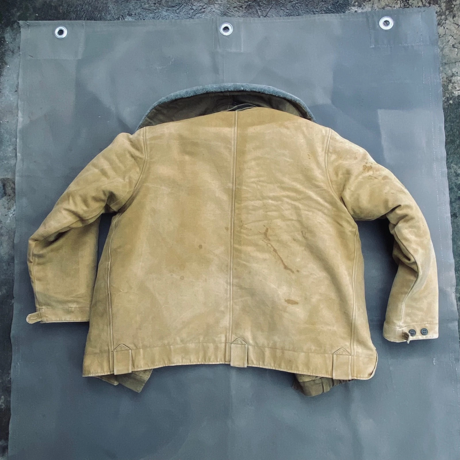 Vintage rare 80s ussr siviet army military tanker winter fufaika jacket  image 8