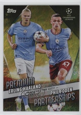 2022 Topps Jade Edition UEFA Club Competitions Yellow 20/50 Erling Haaland 1m1a