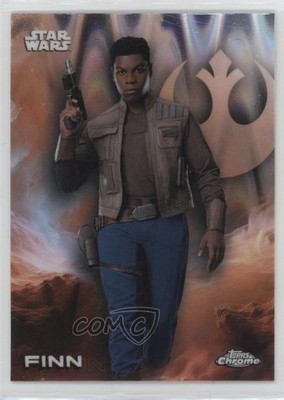 2025 Topps Chrome Star Wars RayWave Refractor Finn #45 8d2