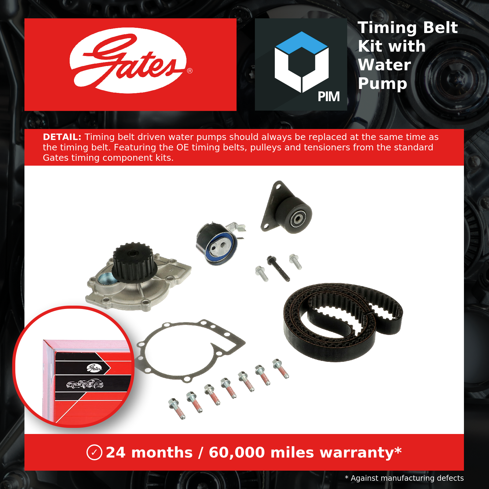 2x ✅Fits GATES-ZESTAWY KP45509XS TIMING BELT KIT +PUMP ⭐UK Seller⭐ - Image 6