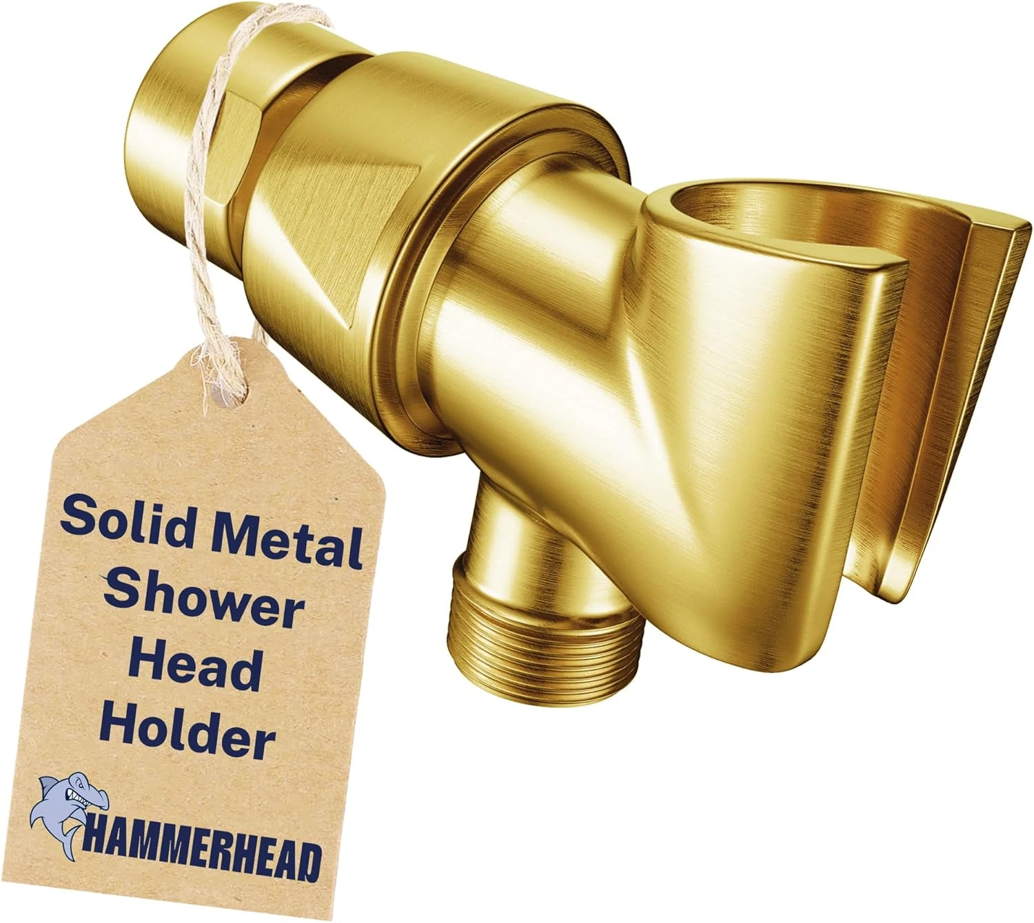 Hammerhead Showers Solid Metal Handheld Showerhead Holder, Adjustable Wand Holde