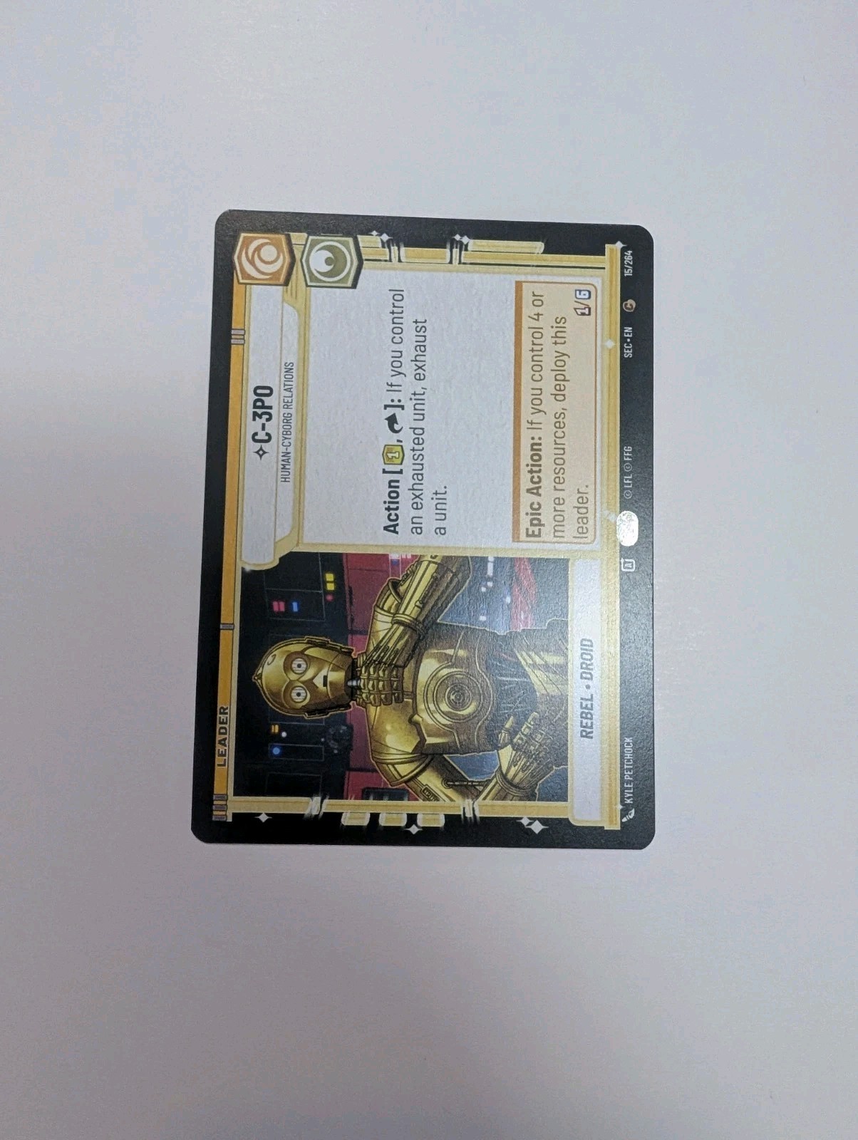 Star Wars: Unlimited - C-3PO: Human-Cyborg... - Secrets of Power NM/M Condition