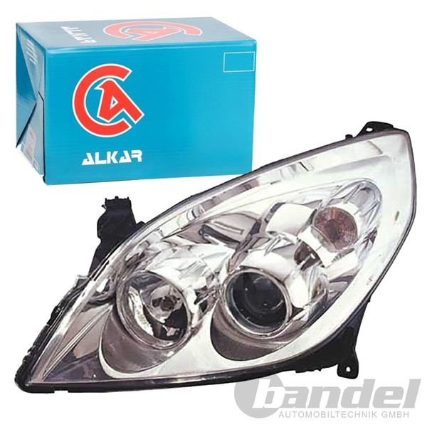 Alkar H1 H7 Scheinwerfer Chrom Links Passend FüR Opel Signum Vectra | 2745444-image
