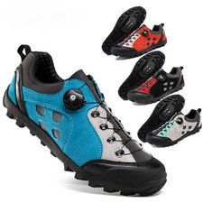 Para hombres MTB Ciclismo Zapatos Grava Carretera Bicicleta Tenis Senderismo Tenis Hebilla Giratoria