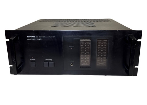 NIKKO ALPHA  440 AMPLIFIER 2 CHANNEL POWER STEREO GOOD WORKING CONDITION