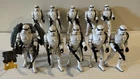 Star Wars Kenner Power of the Force POTF2 Stormtrooper army lot of 11 figures