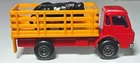Matchbox Lesney #71 Red Cattle Truck with Black Horses