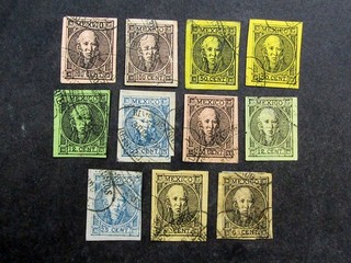 nystamps Mexico Early Stamp Proof Used G21y430