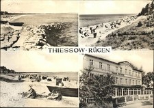 Thiessow Ostseebad Ruegen Mole Strand Haus Ostsee