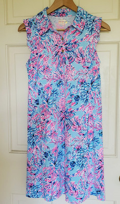 Lilly Pulitzer Silvia Active Dress Seek & See UPF 50+ Tennis Golf  Small (04063C