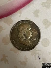 1951-P Franklin Half Dollar 90% Silver -NATURAL TONING OBVERSE & REVERSE-