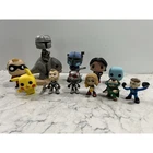 Funko Pop And Other Action Figure Mixed Lot No Boxes Mandalorian, Incredibles,