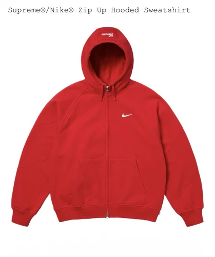 Sweat à capuche zippé Supreme®/Nike® SS25 taille L
