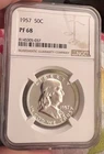 1957 PF68 Franklin Half Dollar