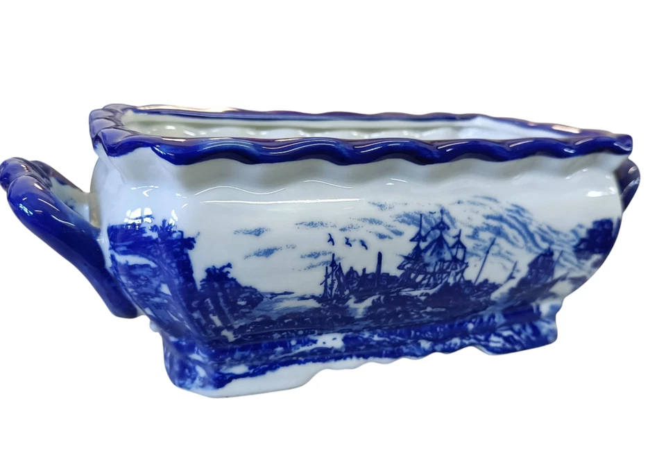 Victoria Ironstone viktorianischer Keramik Pflanzentopf Blumenschale Pflanzgefäß - Bild 3 von 4