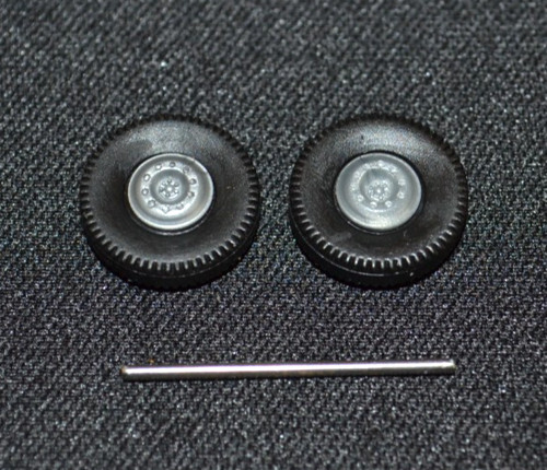1:87 - Brekina 2 x LKW-Räder für Hinterachse 12 mm/ Achse 22 mm - Zubehör