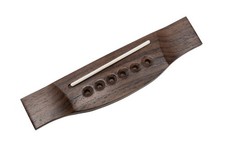 GROVER PIN-STYLE ROSEWOOD BRIDGE w/SADDLE FOR FLAT TOP GUITARS MADE IN USA 3343
